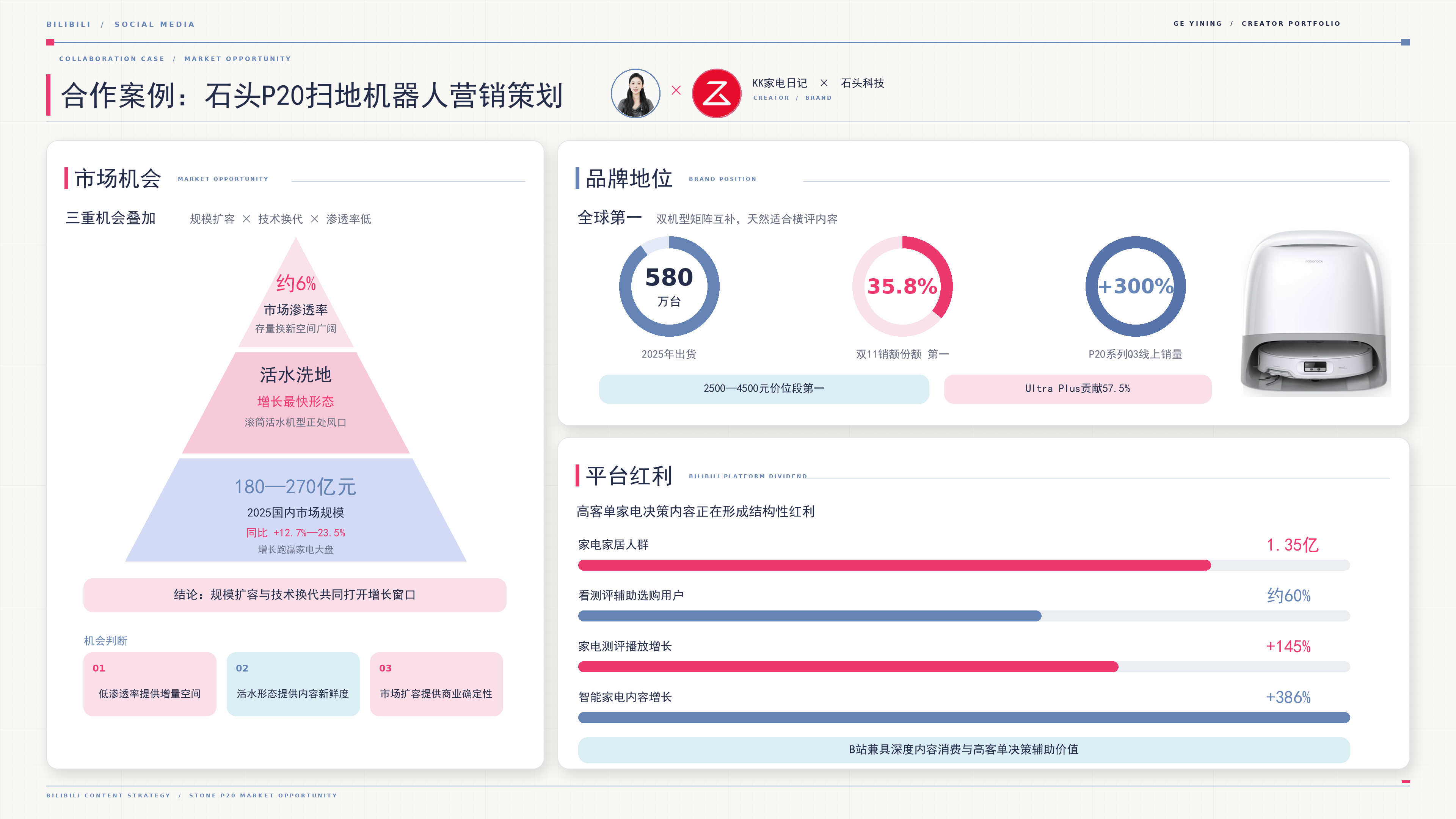 石头 P20 营销策划：市场机会与平台红利