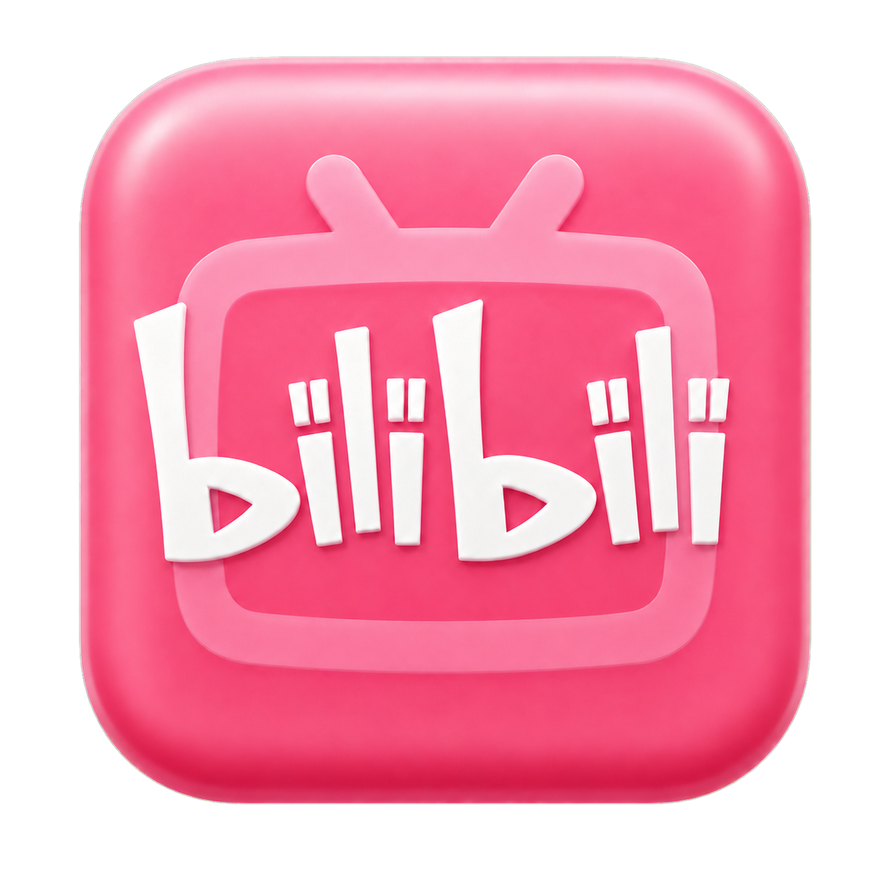bilibili 3D Logo
