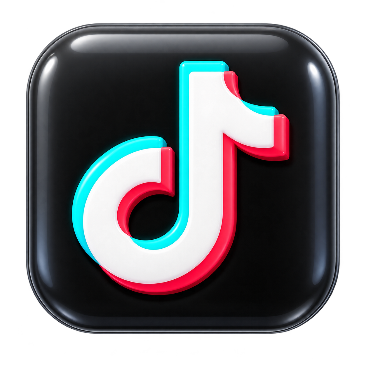 抖音 3D Logo
