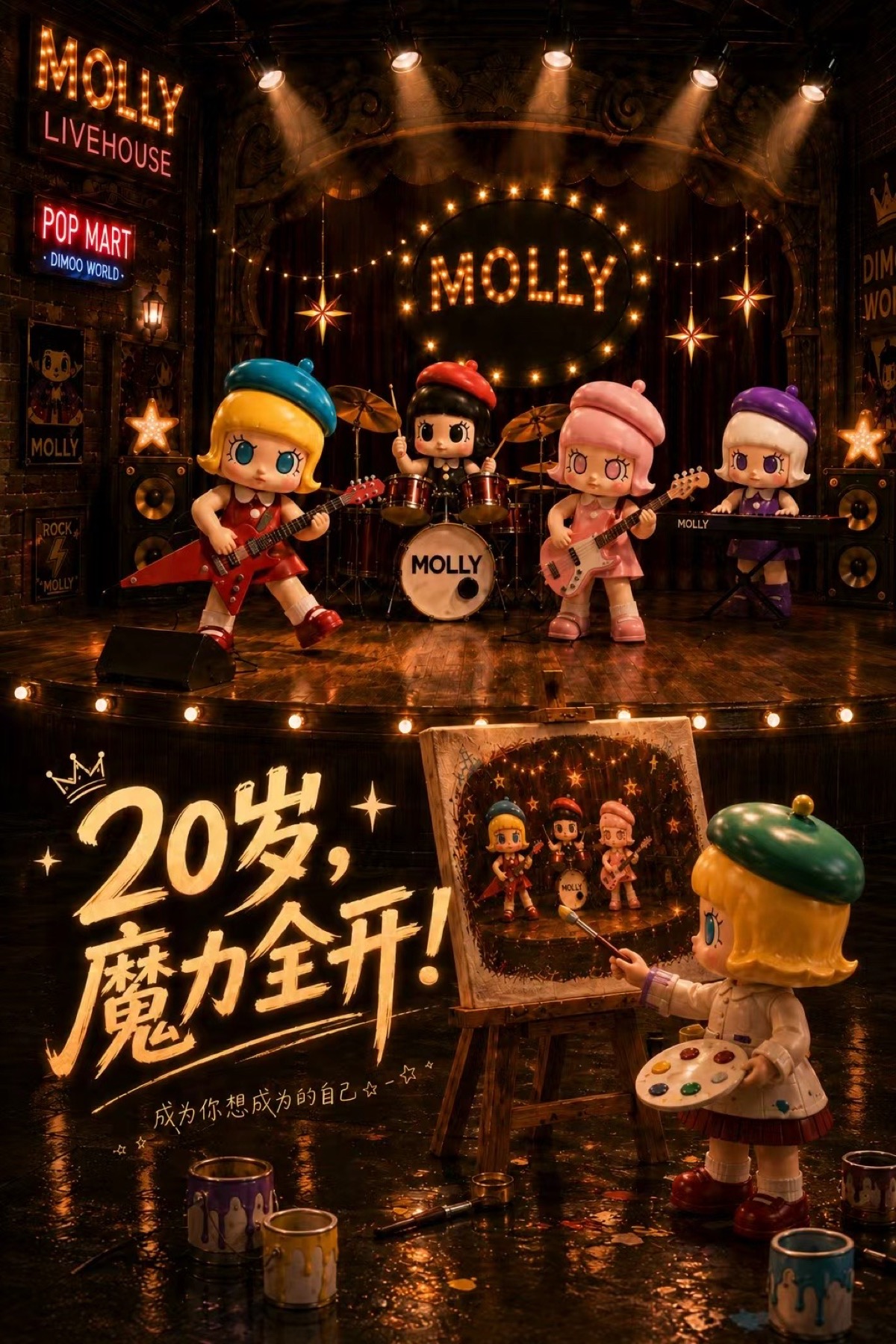 广告《20岁，魔力全开！》海报